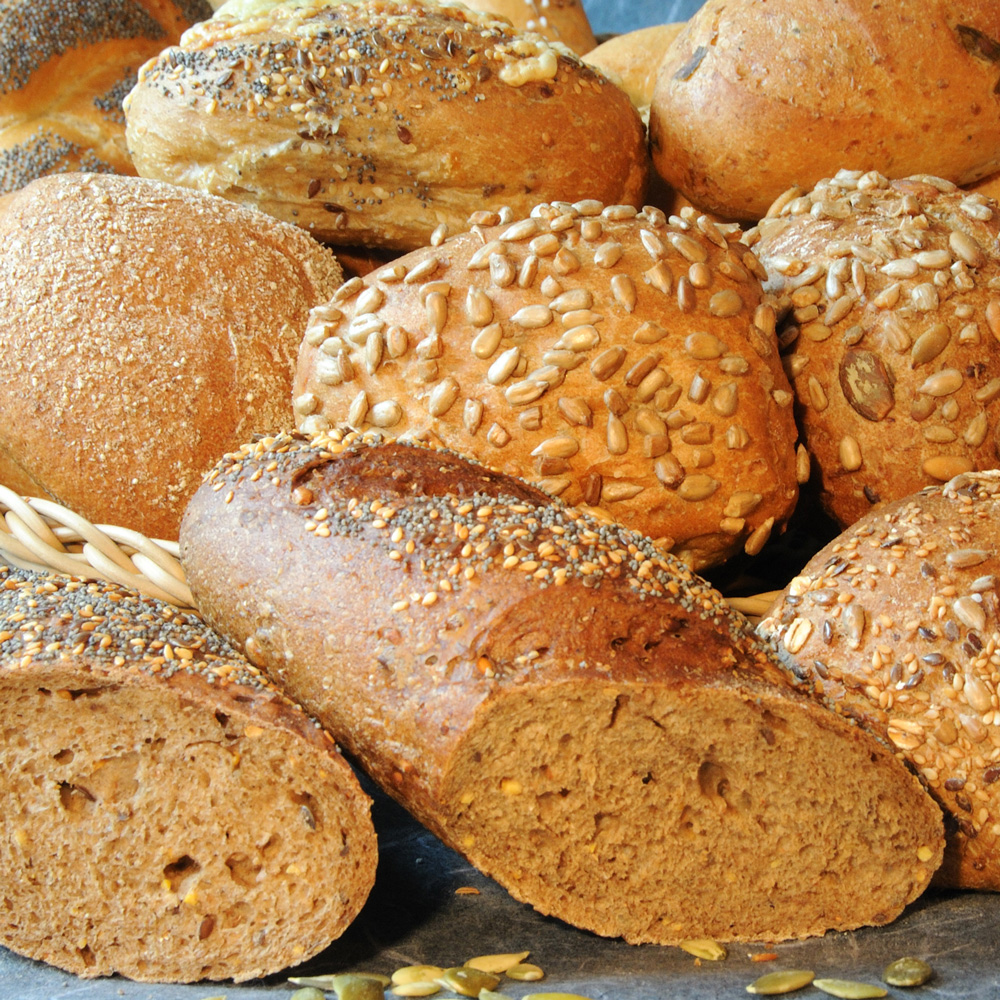 Die Bäckerei Leiteritz, Dippoldiswalde, bietet Ihnen eine große Vielfalt leckerer Brote und Brötchen, viele davon in gesunder Vollkornqualität.